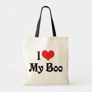 Ich Liebe mein Boo Tragetasche