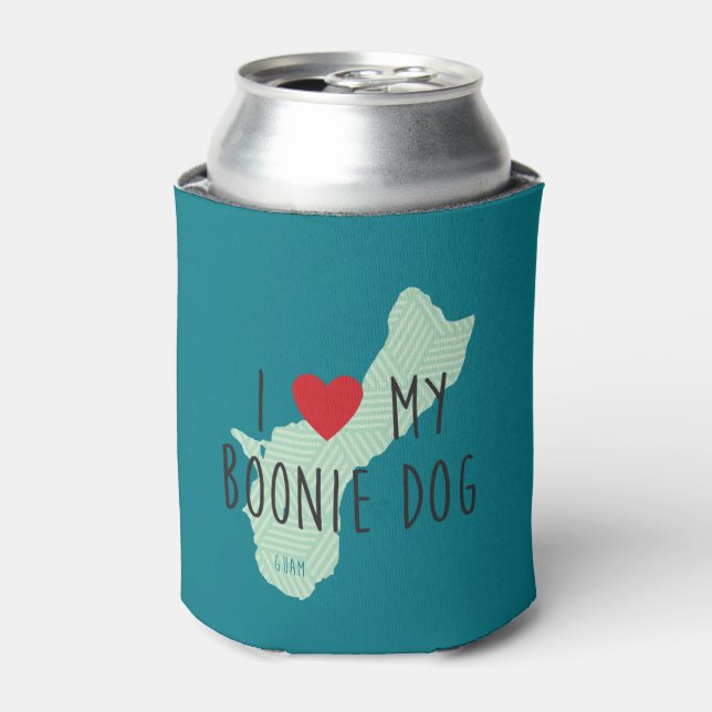 Ich Liebe mein Boonie Hund Dosenkühler (Kanne Vorderseite)