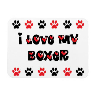 Ich Liebe mein Boxer Magnet