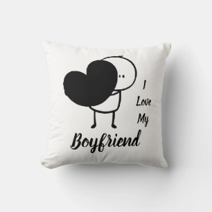 Ich Liebe mein BOYFRIEND - Moderne personalisierte Kissen