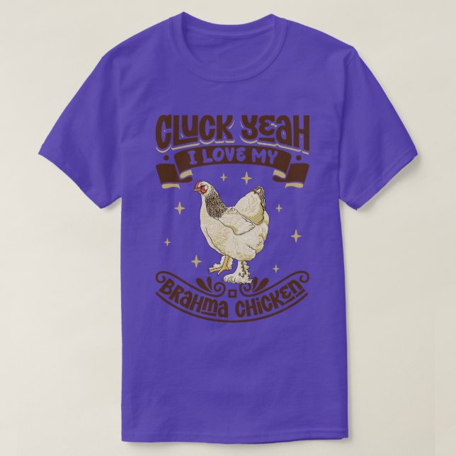 Ich Liebe mein Brahma Chicken Cluck Yeah T-Shirt (Design vorne)