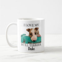 Ich Liebe mein Bull Terrier Hund Rasse Foto Name