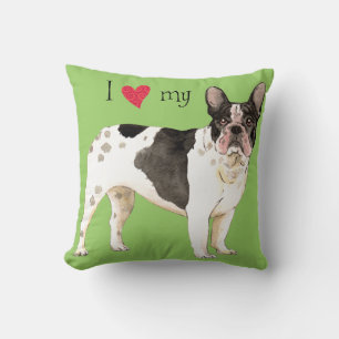 Ich Liebe mein Bulldog Kissen