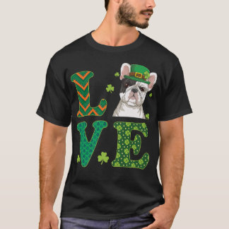 Ich Liebe mein Bulldogge  T-Shirt