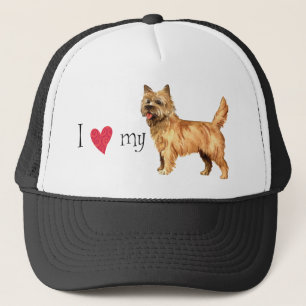 Ich Liebe mein Cairn Terrier Truckerkappe