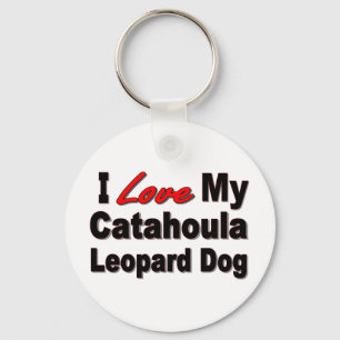Ich Liebe mein Catahoula Leopard Hund Schlüsselanh Schlüsselanhänger