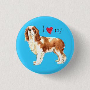 Ich Liebe mein Cavalier Button