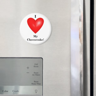 Ich Liebe mein Cheesecake Magnet