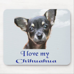 Ich Liebe mein Chihuahua Mousepad