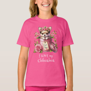 Ich LIEBE mein Chihuahua T-Shirt