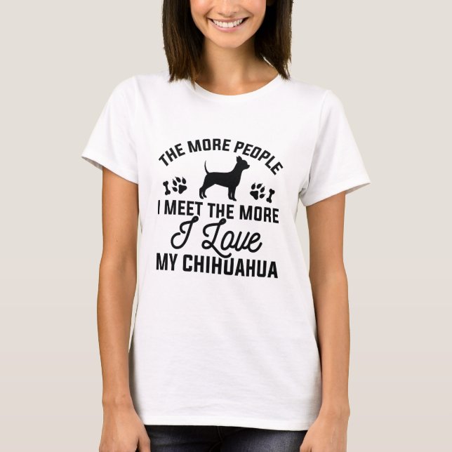 Ich Liebe mein Chihuahua T-Shirt (Vorderseite)