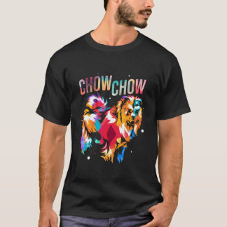 Ich liebe mein Chow-Chow-Hundebesitzer-Geschenk T-Shirt