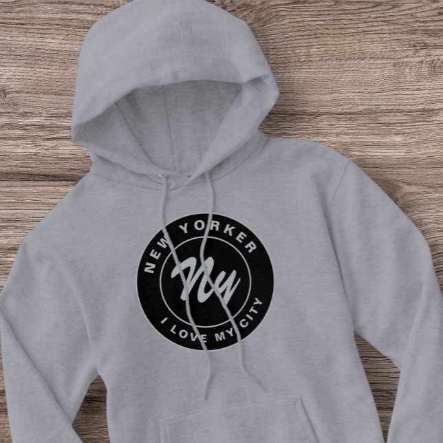 Ich Liebe mein City New Yorker Empire Stater Retro Hoodie (Von Creator hochgeladen)