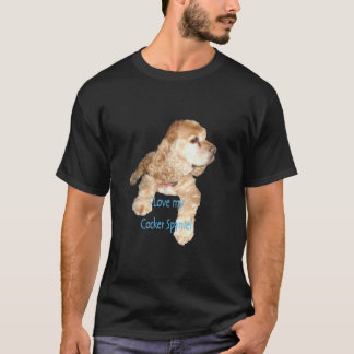Ich Liebe mein Cocker Spaniel Hund T-Shirt