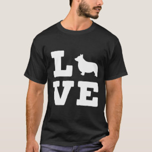 Ich Liebe mein Corgi-Tierhund T-Shirt
