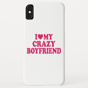 Ich Liebe mein Crazy Boyfriend Case-Mate iPhone Hülle