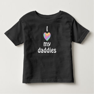 Ich Liebe Mein Daddies T - Shirt Kleinkind