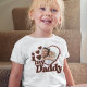 Ich Liebe mein Daddy Daughter Pink Brown Foto Kleinkind T-shirt (Von Creator hochgeladen)