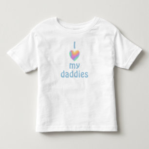 Ich liebe mein Daddy-Kinder-T-Shirt Kleinkind T-shirt