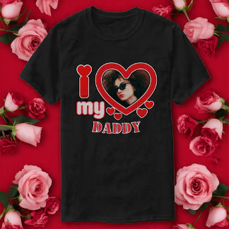 Ich Liebe Mein Daddy Personalisiert T-Shirt