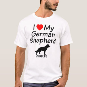 Ich Liebe mein deutscher Schäferhund T-Shirt