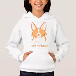 Ich Liebe mein Doggo! Niedlich Dog Hoodie