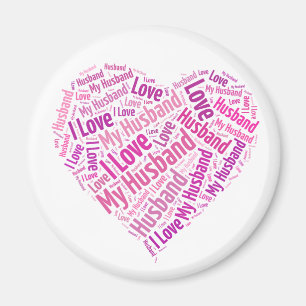 Ich Liebe mein Ehemann Magnet