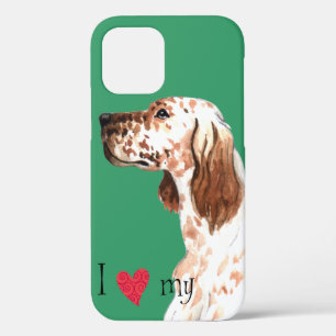 Ich Liebe mein Englisch Setter Case-Mate iPhone Hülle