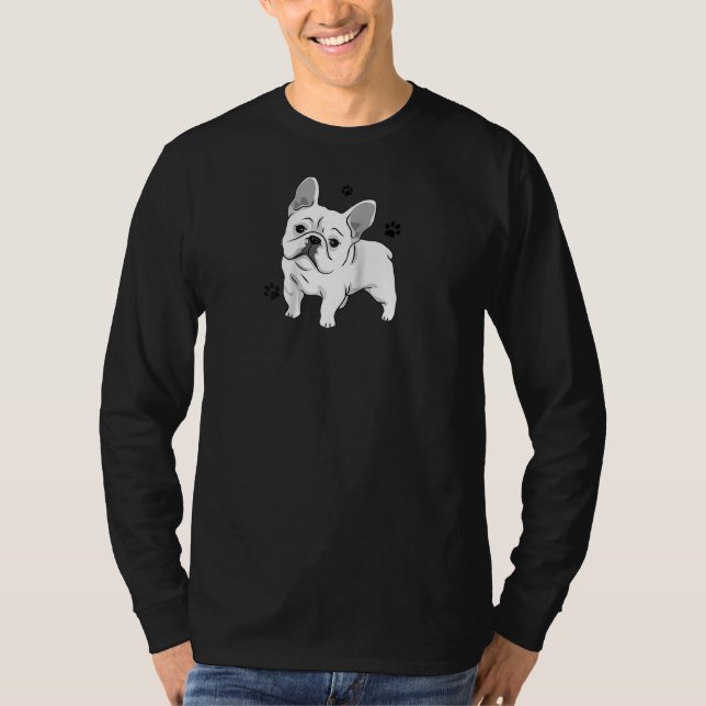 Ich Liebe mein Französisch Bulldog T-Shirt Französ (Vorderseite)