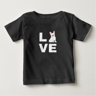 ich liebe mein Französisch Französische Bulldogge Baby T-shirt