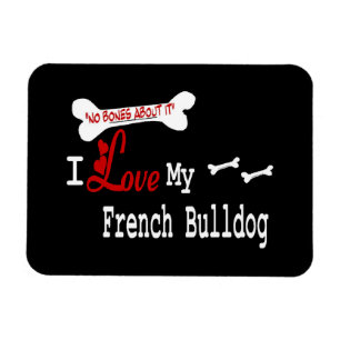 Ich Liebe mein Französischer Bulldog Magnet