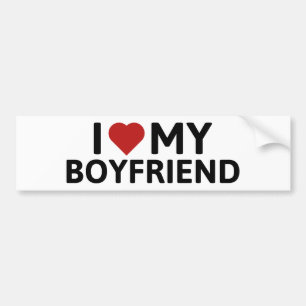 Ich Liebe mein Freund Autoaufkleber