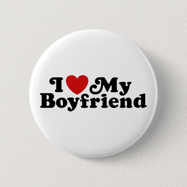 Ich Liebe mein Freund Button (Vorderseite)