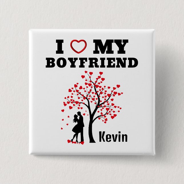 Ich Liebe mein Freund Button (Vorderseite)