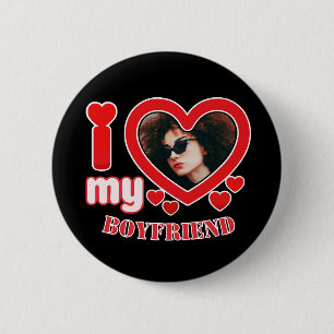 Ich Liebe Mein Freund Custom Foto Button