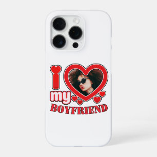 Ich Liebe Mein Freund Custom Red Heart Foto iPhone 16 Pro Hülle