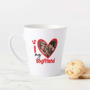 Ich Liebe Mein Freund Foto Geschenk Latte Tasse