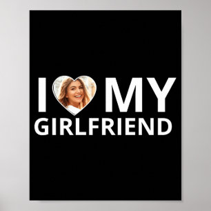 Ich liebe mein Freund Foto Herz Lustiger Freund T Poster