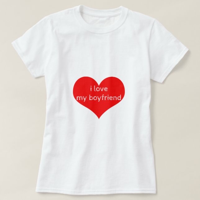Ich Liebe mein Freund Freund Freund Freund Freund  T-Shirt (Design vorne)