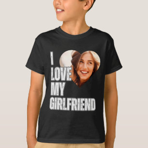 Ich liebe mein Freund Herz Foto Freund Geschenk T-Shirt