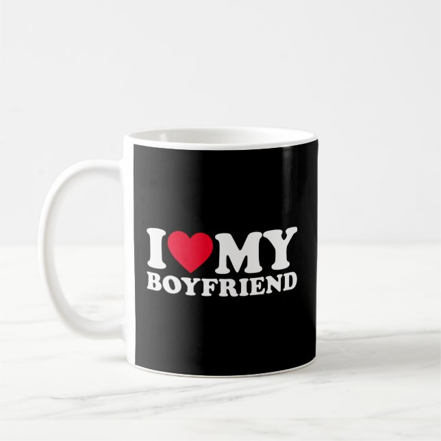 Ich Liebe, mein Freund, ich höre meinen Freund Bf Kaffeetasse (Links)