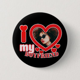 Ich Liebe Mein Freund Personalisiert Button