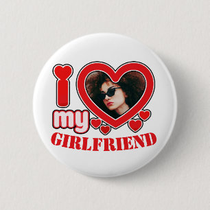 Ich Liebe Mein Freund Personalisiert Foto Text Button