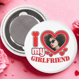 Ich Liebe Mein Freund Personalisiert Foto Text Magnet