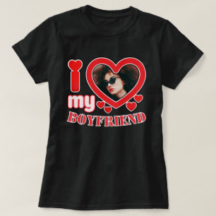 Ich Liebe Mein Freund Personalisiert T-Shirt