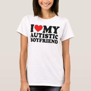 Ich Liebe mein Freund von Autisten T-Shirt