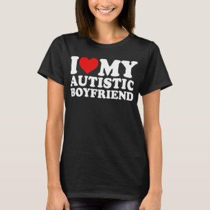 Ich Liebe mein Freund von Autisten T-Shirt