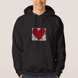 Ich Liebe mein Freundin Herz Hoodie