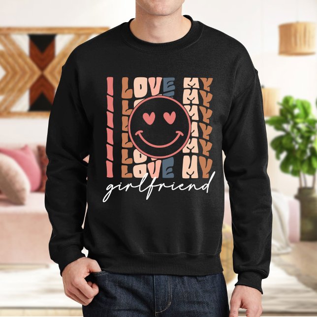 Ich Liebe mein Freundin Sweatshirt, positiv Sweatshirt (Von Creator hochgeladen)