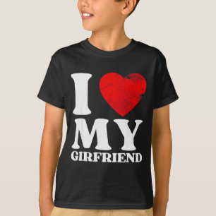 Ich liebe mein Freundin T-Shirt Ich Herz meine Fre